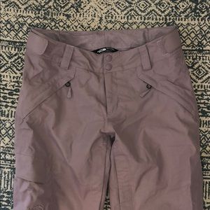 Lilac freedom ski and snowboard pants North face